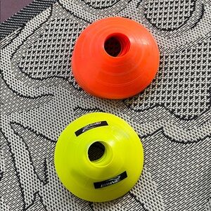 Brine 8 Orange/10 Yellow Training Cones 
10 yellow are brand new 8 Orange used